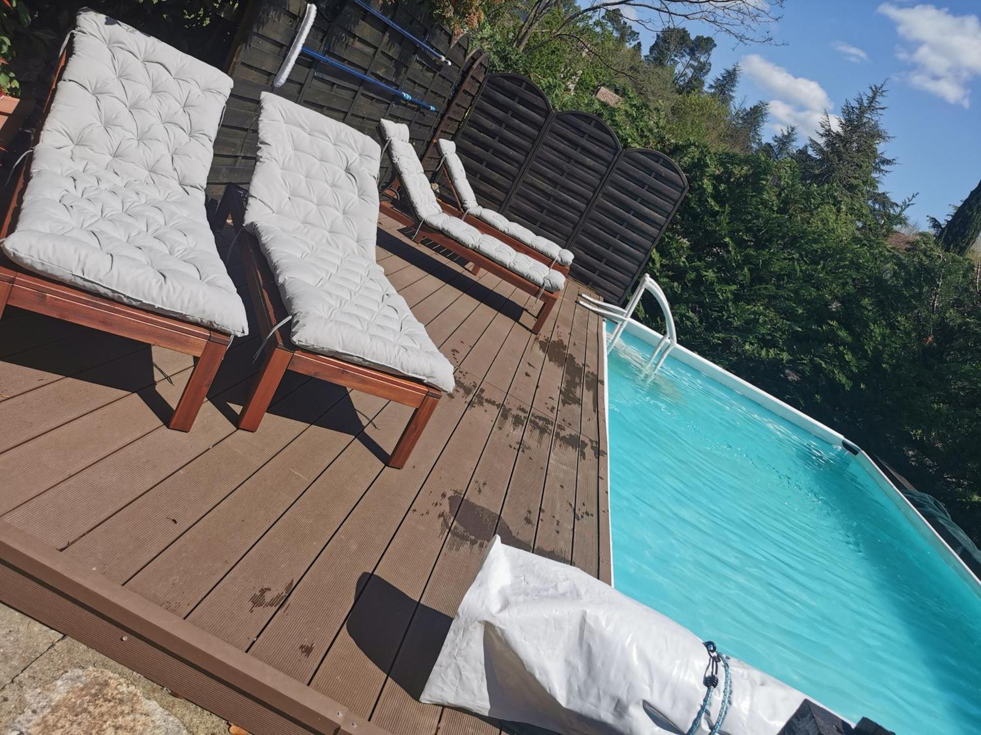 Mes Maisons Gardoises, Two Gites Sleeping 13 With Two Private Pools, Kids Room, Laundry, Disco, Free Wifi, Linen And Dog'S Are Welcome Gagnières Zewnętrze zdjęcie